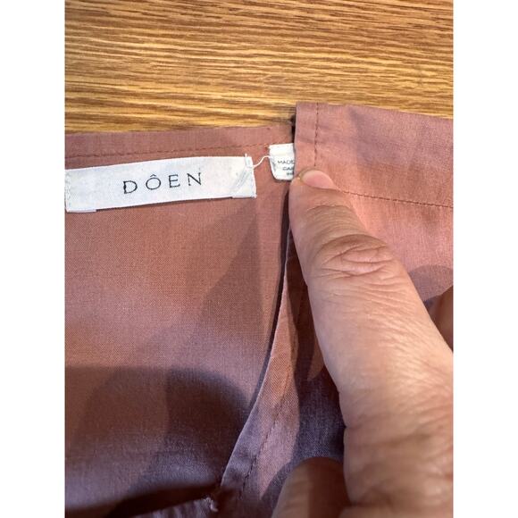 DOEN Avignon Midi bell like sleeves Dress in Sierra size S - Picture 3 of 12